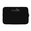fishing heartbeat Laptop sleeve