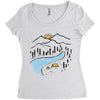 quiet place Women's Triblend Scoop T-shirt