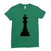 Chess King and Pawn Ladies Fitted T-Shirt