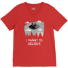 i want to believe in kang and kodos V-Neck Tee