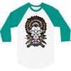 smokin pipes n feathers 3/4 Sleeve Shirt