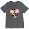 ripped muscles, six pack, V-Neck Tee