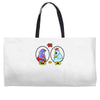 eggplant wizard and king hippo Weekender Totes