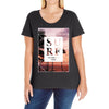 Surf Paradise City Ladies Curvy T-Shirt