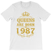 queens are born in 1987 T-Shirt