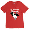 5 Percent Unicorn 95 Percent Ninja V-Neck Tee