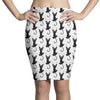 Grabing Cat Pencil Skirts