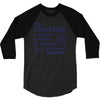 The Universe Is Made Of Protons Neutrons Elektrons And Morons 3/4 Sleeve Shirt