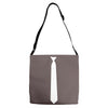skinny white tie Adjustable Strap Totes