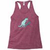 ask me about dinosaurs Racerback Tank