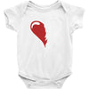 half of my heart is in heaven with my angel Baby Onesie