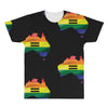 Australia Lgbt All Over Men's T-shirt