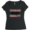 Feminism Means Equality Women's Triblend Scoop T-shirt