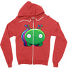 Mooncake Colorful Zipper Hoodie