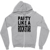 funny t shirt party like a rockstar tee hilarious shirt Zipper Hoodie