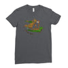 the tree, the raccoon Ladies Fitted T-Shirt