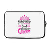 Celebrating With the 3rd Birthday Queen Laptop sleeve