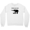 elephants never forget and they never forgive t shirt funny mens tee n Crewneck Sweatshirt