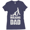 fathers day gift   the walking dad Ladies Fitted T-Shirt