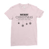 merry christmas and happy new year Ladies Fitted T-Shirt