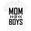 mom of boys Ladies Fitted T-Shirt
