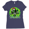santa claws Ladies Fitted T-Shirt