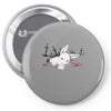 harmless little bunny Pin-back button