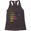 I miss you my heart is empaty wİthout you (2) Racerback Tank
