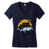 summer time Women's V-Neck T-Shirt