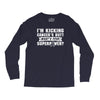 I Am Kicking Cancers Butt Whats Your Superpower? Long Sleeve Shirts