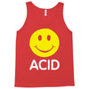 acid house smiley face 90's rave club hardcore party Tank Top