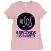 galaxy sos Ladies Fitted T-Shirt