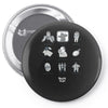 spoiler alert Pin-back button