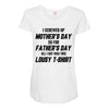 I Screwed Mothers Day So Fathers Day Lousy Tshirt Maternity Scoop Neck T-shirt