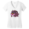 new cat bus Women's V-Neck T-Shirt