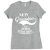 New Grandpa 2018 Rokie Dept. Ladies Fitted T-Shirt