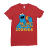 Me Just Here Fore The Cookies Ladies Fitted T-Shirt
