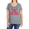 lifes tough Ladies Curvy T-Shirt