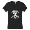 winner winner chicken dinner emblem Women's V-Neck T-Shirt
