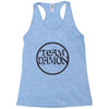 team damon salvatore (6) Racerback Tank