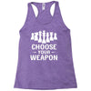 Chess Choose Your Weapon Racerback Tank