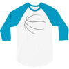 basketball sport bball streetball sportswear usa baskets ball 3/4 Sleeve Shirt