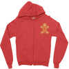 Ginger Bread Pocket Zipper Hoodie
