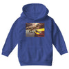 dinosaur in newyork Youth Hoodie