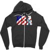 usa 4th of july Zipper Hoodie