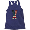 jake paul x american flag Racerback Tank