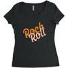 ROCK N ROLL Women's Triblend Scoop T-shirt