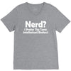 nerd,i prefer the term intellectual badass V-Neck Tee
