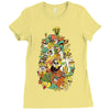 snack pack Ladies Fitted T-Shirt
