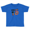 team 10 american flag Toddler T-shirt